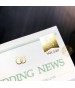 《WEDDING NEWS》P9531 歐美婚報三折式喜帖
